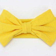 Load image into Gallery viewer, Headband Knitted Cotton Children Girls Elastic Bow Hair Bands Turban for girl Headbands
