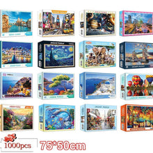 Load image into Gallery viewer, Puzzles 1000 Pieces Wooden Assembling Picture Space Travel Puzzles Toys For Adults Children Kids Home Games
