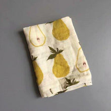 Load image into Gallery viewer, Baby Blankets Newborn Soft Organic Cotton Baby Blanket Muslin Swaddle Wrap Feeding Burp Cloth
