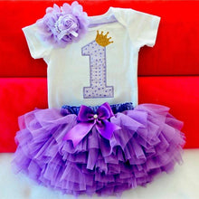 Load image into Gallery viewer, New 1st Birthday Tutu Baby Infant Christening Cake Dresses for Party Kids 1 Year Baby Girl For  Birthday Party
