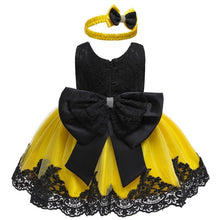 Load image into Gallery viewer, Luxury Modern Baby Girl Christmas Dress Newborn Baby Girls Bow Dresses For Baby 1st Year Birthday Party
