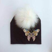 Load image into Gallery viewer, Fashion Baby Cap With Butterfly Toddlers Infant Bonnet Baby Hat For Boys and Girls Travel Hat Cap
