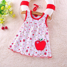 Load image into Gallery viewer, New Summer Cute Baby Girl Infant girl Princess Dress with Headband In Tutu Design With Flowers
