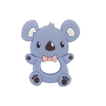 Load image into Gallery viewer, Food Grade Silicone Teethers Animal Fox Koala  Teether  Baby Silicone Chew Charms Kids Teething Gift Toddler Toys
