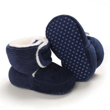 Load image into Gallery viewer, Newborn First Walkers Unisex Cozy Bootie Winter Warm Infant Toddler Crib Soft Autumn Shoes
