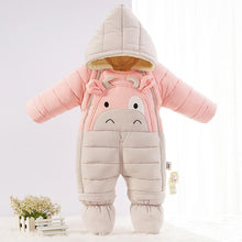 Load image into Gallery viewer, Baby Winter Wear Clothes Snowsuit Cute Calf Infant Snow Jacket Thicken Jumpsuit Children Coat For Babies In Modern Interesting Design
