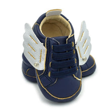 Load image into Gallery viewer, New Newborn Baby 3D Wings Gold Fashion PU Leather Shoes For Kids Sneakers Infant Shoes Toddler Boys Girls First Walkers
