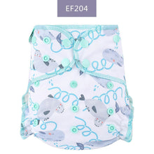 Load image into Gallery viewer, Baby Cloth Diaper Reusable Heavy Wetter Hybrid Waterproof  Bamboo Washable Baby Nappy Diapers For Girls and Boys Baby
