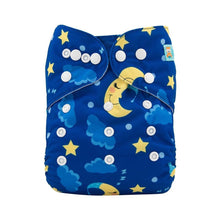 Load image into Gallery viewer, Baby One Size Fits All Reusable Baby Cloth Diaper with  Microfiber Insert Diaper For Baby Boys and Baby Girls In Modern New Printed Design

