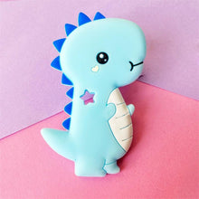 Load image into Gallery viewer, Dinosaur Teether Teething Animal Shape  Chewable Chewing Toys For Baby Boys And Girls  BPA Free Food Pefect Gift
