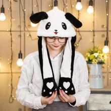 Load image into Gallery viewer, Modern Elegant Winter Interesting Girls Animals Ear Moving Jumping Hats Children and Adults Women Warm Rabbit Winter Caps In Modern Design
