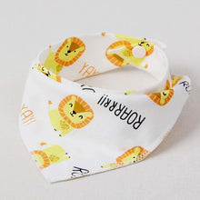 Load image into Gallery viewer, Baby Bibs Waterproof Triangle Cotton Cartoon Child Bibs Dribble Bibs Newborn Slabber Absorbent Cloth For Kids
