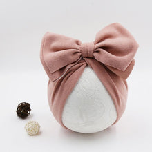 Load image into Gallery viewer, Cute Bows Baby Hat Knot Intant Baby Girls Newborn Turban Soft Children Kids Toddler Beanie Cap
