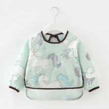 Load image into Gallery viewer, Modern Luxury NEW Baby Cute Cartoon Waterproof Long Sleeve Apron Baby  Feeding Bib for Children Baby and Kids
