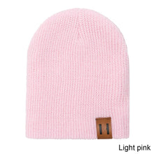 Load image into Gallery viewer, Modern Kids Girls &amp; Boys Winter Hat Soft Warm Beanie Crochet Elasticity Knit Children Casual Warm Cap For Kids
