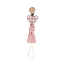Load image into Gallery viewer, Handmade Modern Unique Baby Pacifier Chain Clip Cotton Cloth Plush Animal Toys Soother Nipples Holder For Baby
