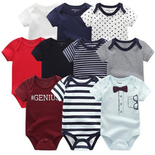 Load image into Gallery viewer, 5 PC Baby Summer High Quality Striped Rompers Jumpsuit For Boy &amp; Girls Comfortable Clothes
