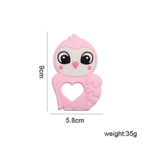 Load image into Gallery viewer, Silicone Baby Teether Toddler Toy,  Stroller Accessories For Pacifier Chain Owl Food Grade Toys Baby Teether
