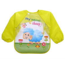 Load image into Gallery viewer, Modern Luxury NEW Baby Cute Cartoon Waterproof Long Sleeve Apron Baby  Feeding Bib for Children Baby and Kids
