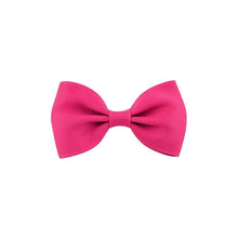 Load image into Gallery viewer, Colorful Mini Bow Tie Hair Clip Small Sweet Solid Ribbon Bow Safety Hair Clips Hairpins Baby Girl Hair Accessories
