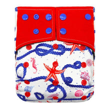 Load image into Gallery viewer, Baby Cloth Diaper Reusable Adjustable Pocket Nappy Cover Fit All Diaper Reusable Nappies Cotton  In Modern Trend Printed Design For Unlimited Uses
