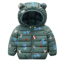 Load image into Gallery viewer, Baby Girls Winter Jackets For Children Spring Autumn Outerwear Hooded Infant Coats In Modern  Design For Girls and Boys
