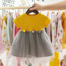 Load image into Gallery viewer, Fashion Modern New Spring Toddler Kids Baby Girls Patchwork Tulle Casual  Princess Dress For Girls
