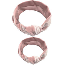 Load image into Gallery viewer, Modern  Mother &amp; Baby Headbands Kids Girl Bow With Rabbit ear Print Floral Hair Bands Parent-Child Hair Accessories
