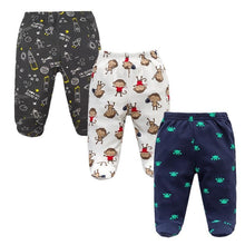Load image into Gallery viewer, 3PCS Baby Pants 100% Cotton Baby Girls and  Boys Clothes Unisex Casual Bottom PP Pants Newborn Baby Clothing For Children
