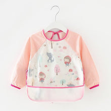 Load image into Gallery viewer, Modern Luxury NEW Baby Cute Cartoon Waterproof Long Sleeve Apron Baby  Feeding Bib for Children Baby and Kids
