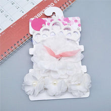 Load image into Gallery viewer, Luxury Modern Baby Headband Crown Flower Bows Hairband Baby Girl Headbands Newborn Hair Accessories Elastic Baby Hair Band

