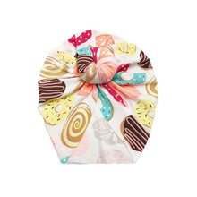 Load image into Gallery viewer, Infant Baby Headbands Solid Cotton Knot Turban Headband For Girls  Beanie Hat Headwear For Girls
