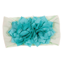Load image into Gallery viewer, Cute 1PCS Baby Girls Lotus Flower Nylon Headband Knot Elastic Newborn Toddler Headwraps Kids Hair Accessories Gifts
