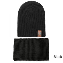 Load image into Gallery viewer, Modern Baby Set Hat Cap and Scrif And Snood  Warm Hat Scarf Caps Scarves Knit Hats For Kids
