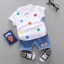 Load image into Gallery viewer, Fashion Infant  Clothing Set for Boys and Girls Cute Summer Casual Clothes Set  Top+Shorts Kids Clothes Summer Edition T shirt and Pants Set
