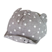 Load image into Gallery viewer, Modern Children Cute Sun Hat Polka Dot Baby Hat Girl Boy Sun Hat With Ears Baseball Cap For Boys Kids
