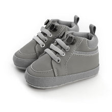 Load image into Gallery viewer, Warm Infant Baby First Walkers Soft Sole Newborn Leather High Top Non-slip Shoes Sneaker Baby Shoes
