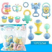 Load image into Gallery viewer, Baby Rattle Toys Cartoon Hand Grip Soft Rattles Shaker Teether Infant Newborn Educational Toys For Baby and Kids
