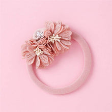 Load image into Gallery viewer, ILuxury Handmade Infant Child Hair Band Three-dimensional Alloy Rhinestone Crown Headdress  Elastic Headband Turban For Baby Girls
