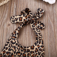 Load image into Gallery viewer, Baby Leopard Bodysuits Suit Set Body Jumpsuit Summer Style Dress for Girls
