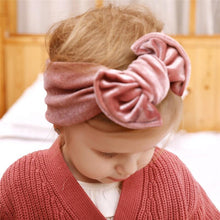 Load image into Gallery viewer, Gold Luxury Hairbands Newborn Baby Turban Infant Toddler Elastic Hair Bands Baby Girl Hair Accessories For Kids
