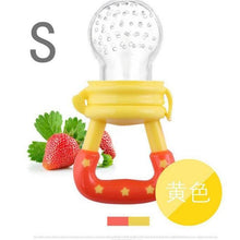 Load image into Gallery viewer, Silicone Baby Pacifier Feeder Cartoon Animal Infant Nipple Holder Newborn Fruit pacifier Tetine Silicona Nipple Bit
