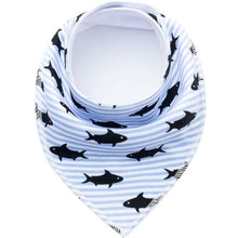 Load image into Gallery viewer, Baby Bibs Triangle scarf Cotton Cartoon Child Bandana Bib Dribble Bibs Newborn BIb for Kids
