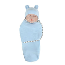 Load image into Gallery viewer, Muslin Swaddle Newborn Organic Cotton Blanket Extract Envelope Baby Sleeping Things Bedding for Boys Girls with a Hat Blanket Bag
