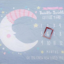 Load image into Gallery viewer, Cartoon Pattern  Baby Photo Props Background Blankets Play Mats Backdrop Cloth Calendar Photo Accessories Blanket For Baby
