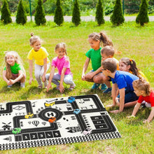 Load image into Gallery viewer, Baby Playing Mat Kids Boys  Crawling Carpet Cute Cartoon Traffic Park Map Mat Toys for Children In Modern New City Design
