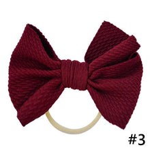 Load image into Gallery viewer, Headband Bow Girl Headbands Nylon Elastic Hair Accessories Photography Props For Baby Girls In Elegant Design
