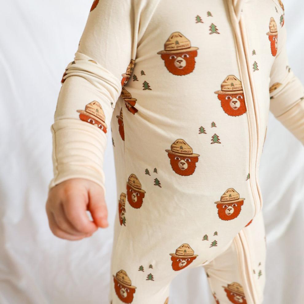 A Baby Station Mini Smokey Bamboo Onesie