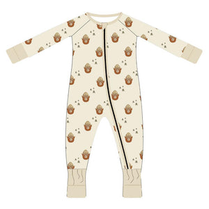 A Baby Station Mini Smokey Bamboo Onesie