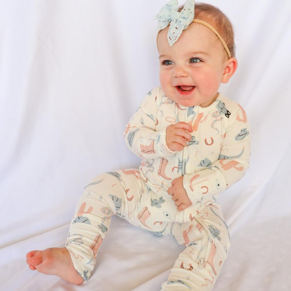 A Baby Station Western Bamboo Onesie